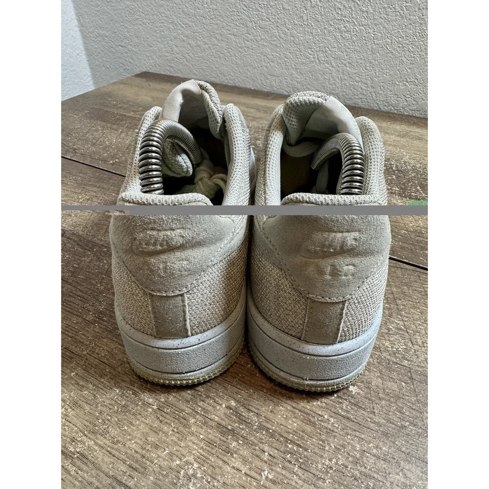Nike‎ Air Force 1 Youth Size 6.5Y 8W Crater Flyknit Photon Dust DH3375-101 GS